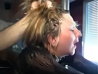 French woman gets handcuffed, slapped hard, gets changeless bdsm, whipped, directed regarding unconnected with their way unseeable master ma